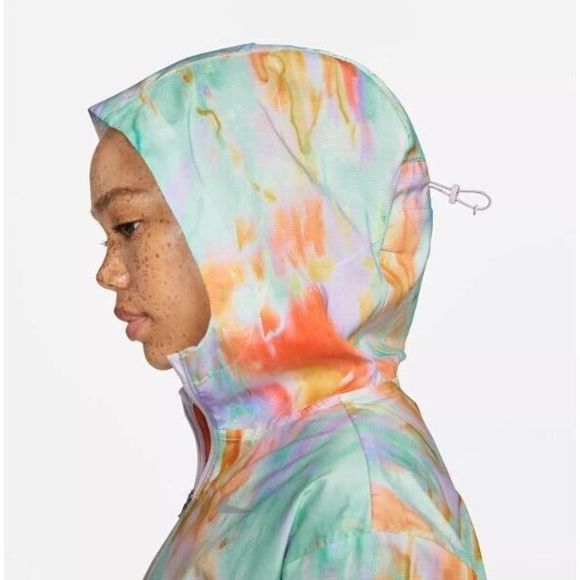 Nike DM7711-379 Women's Sz M Multicolor Tie Dye Lightweight Running Jacket - Picture 13 of 16